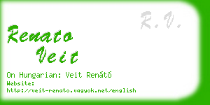 renato veit business card
